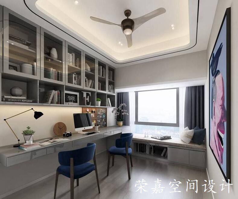上海裝修案例現代優(yōu)雅 時尚四居