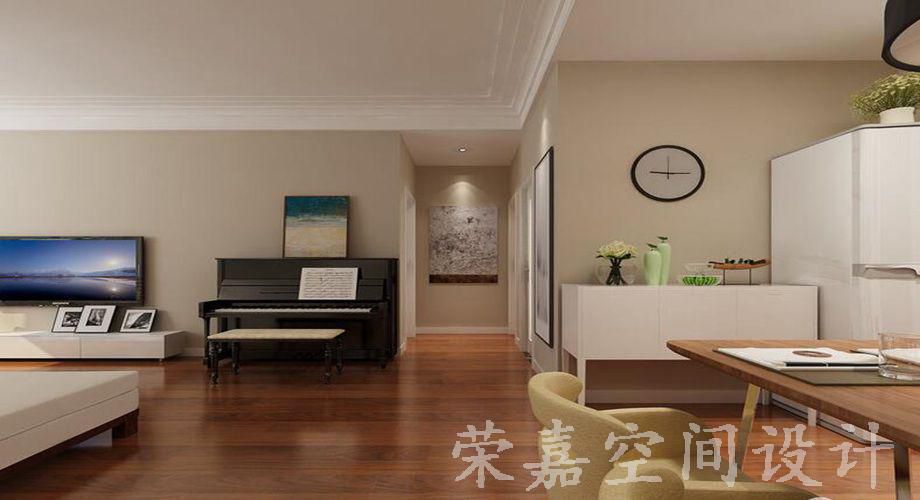 上海裝修案例現代三居 素色寫意