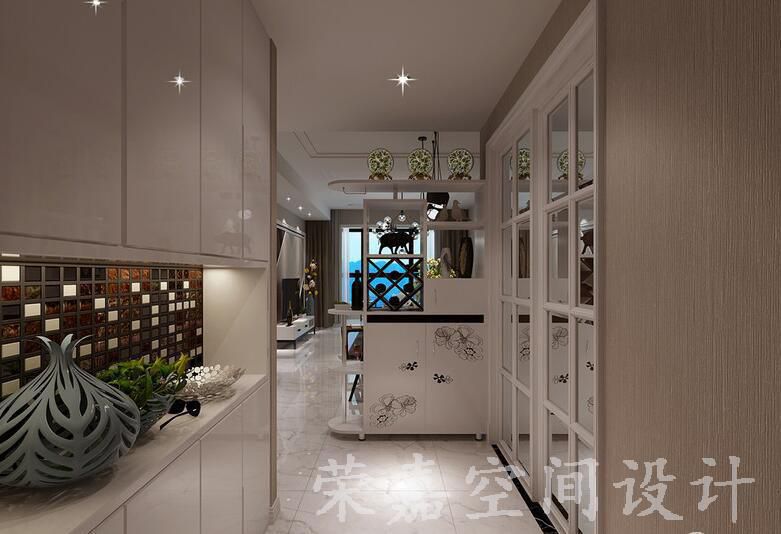 上海裝修案例簡約三居 中性現(xiàn)代
