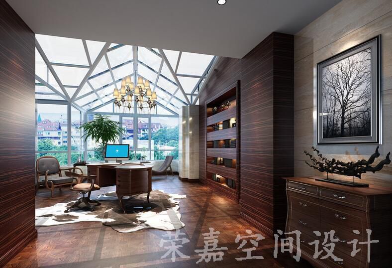 上海裝修案例現(xiàn)代奢華 沉鏡別墅