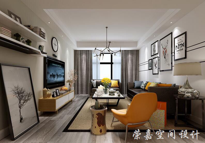 上海裝修案例現(xiàn)代三居 驚艷設計