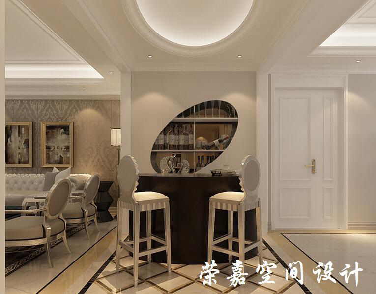 上海裝修案例新古典三居 華美簡約