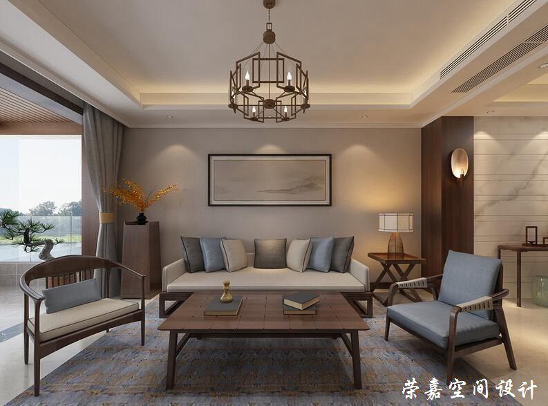 上海裝修案例中式雅致 和簡(jiǎn)清靜