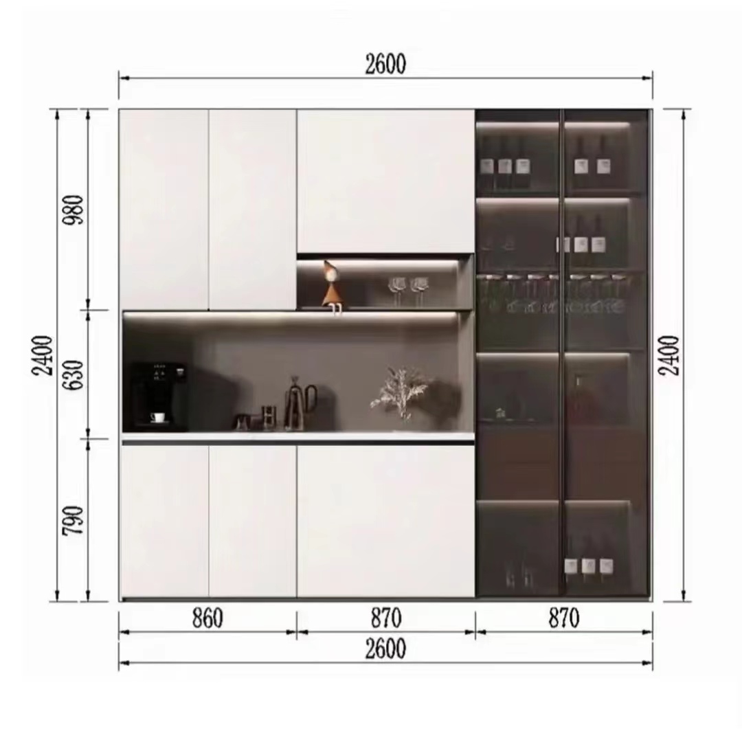 好看又實(shí)用的餐邊柜設(shè)計(jì)！快來(lái)抄作業(yè)吧~