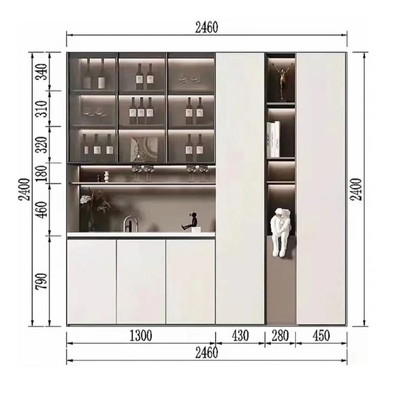 好看又實(shí)用的餐邊柜設(shè)計(jì)！快來抄作業(yè)吧~